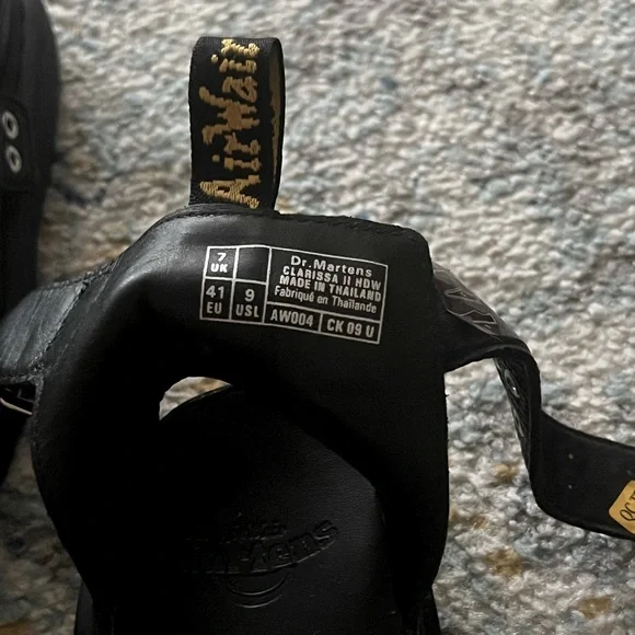 Dr. Martens Black Sandals with Silver Accents - Picture 6 of 6